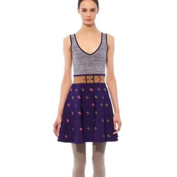 Z Spoke by Zach Pozen flared dress sz Large L - Picture 2 of 7